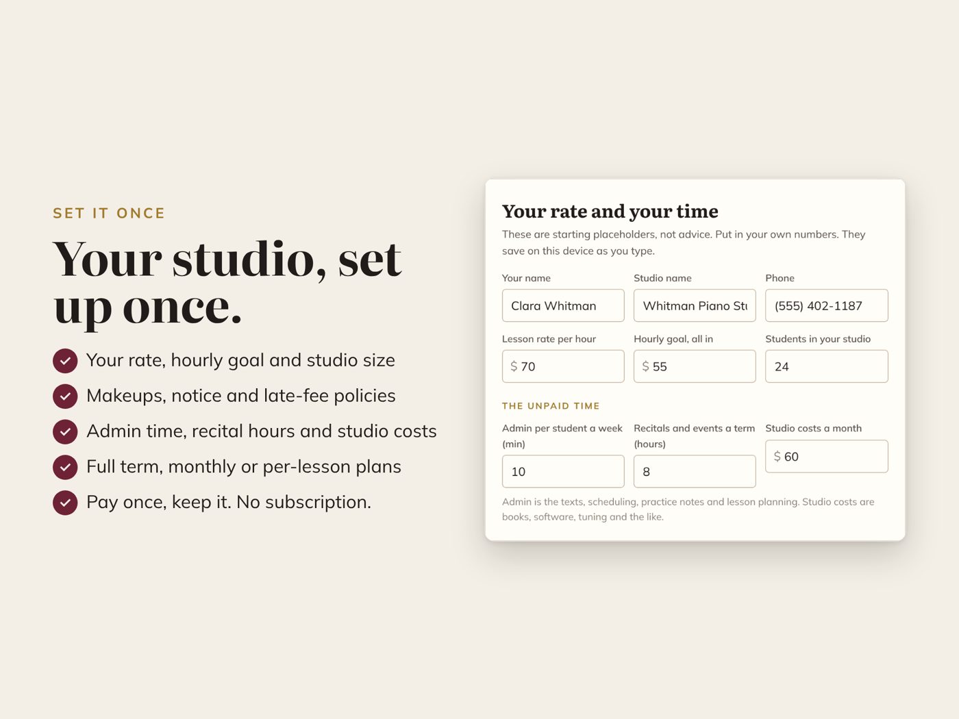 TuitionSheet screen 4