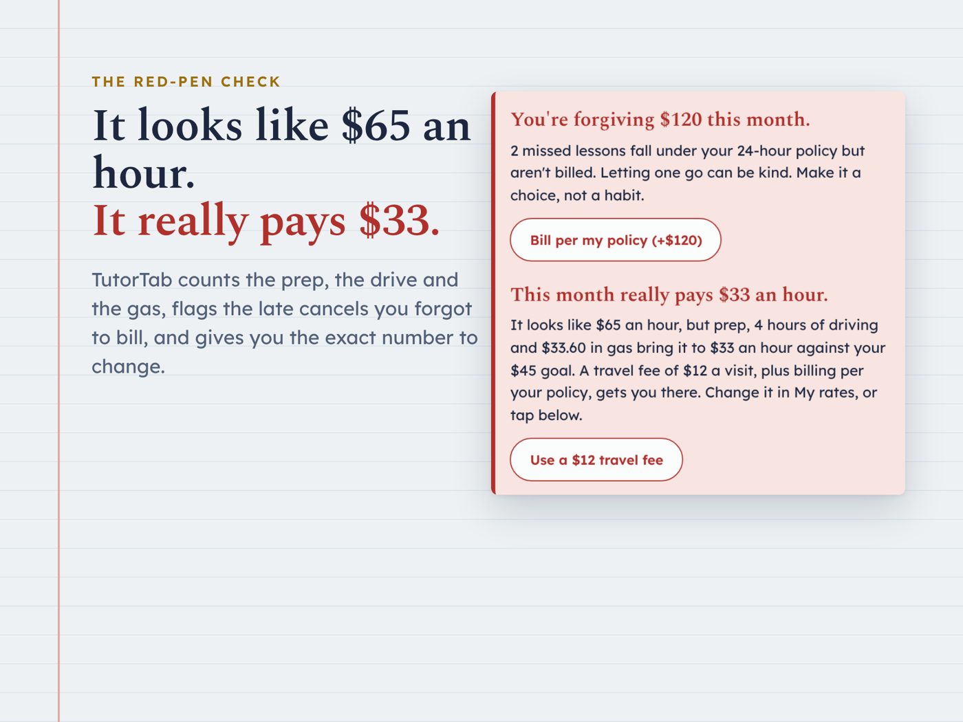 TutorTab screen 2