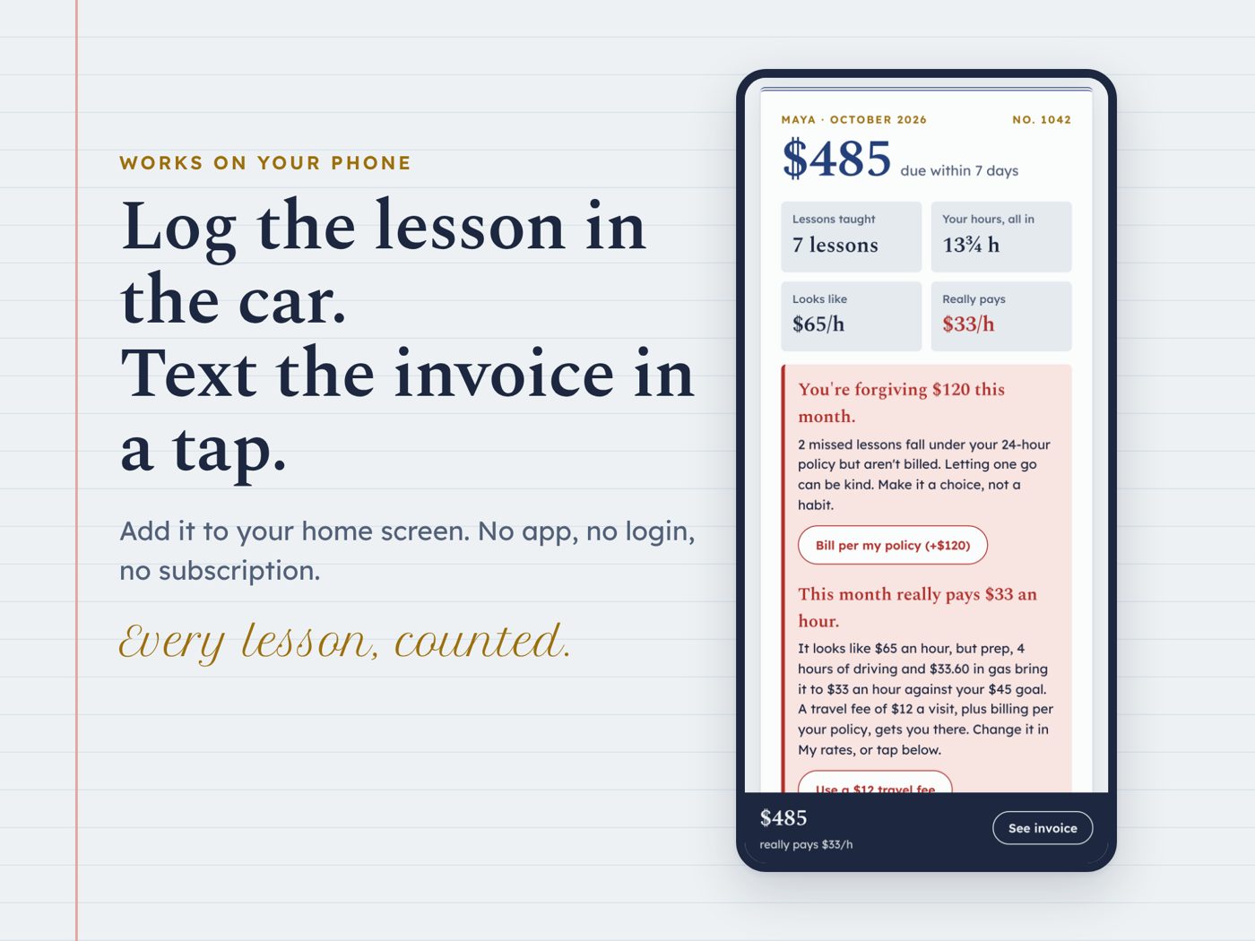 TutorTab screen 3